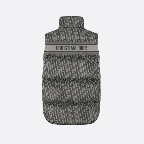 NIGO Dior 25FW Oblique Jacquard Ski Series Cotton Vest Back Logo Jacquard Webbing #nigo333043