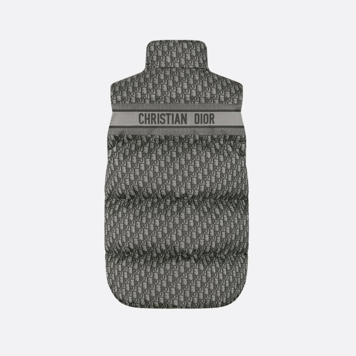 NIGO Dior 25FW Oblique Jacquard Ski Series Cotton Vest Back Logo Jacquard Webbing #nigo333043