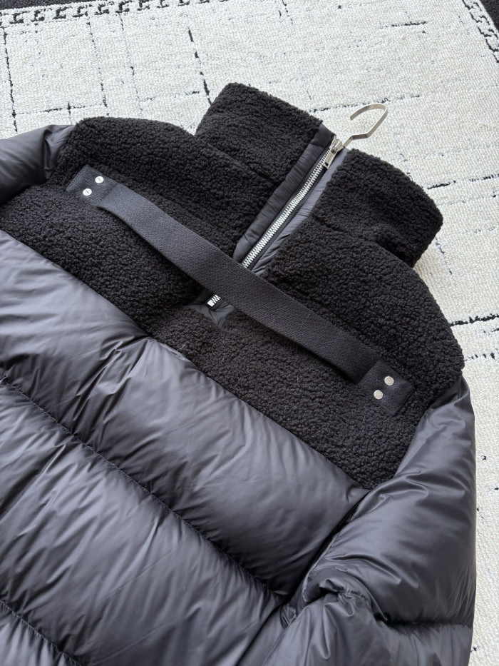 NIGO Moncler Cyclopic Men's And Women's Wool Collar Short Down Jacket #nigo333060