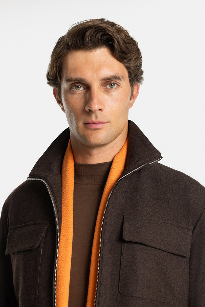NIGO Montre Men's Waterproof Wool And Goose Down Hunting Jacket With Stand Collar #nigo333011