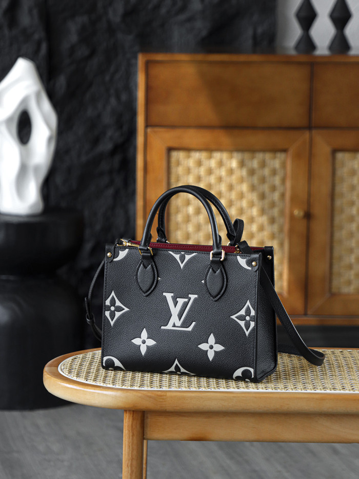 NIGO Louis Vuitton OnTheGo PM Bicolor Monogram Empreinte Leather Women's Handbags #nigo333041