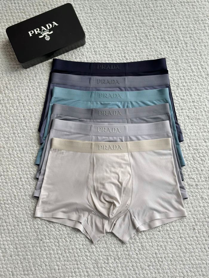 NIGO Prada Men's Modal Lightweight High Elastic Solid Color Breathable Boxer Shorts #nigo333082