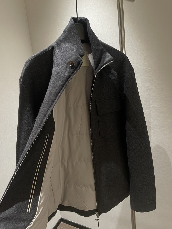 NIGO Montre Men's Waterproof Wool And Goose Down Hunting Jacket With Stand Collar #nigo333011