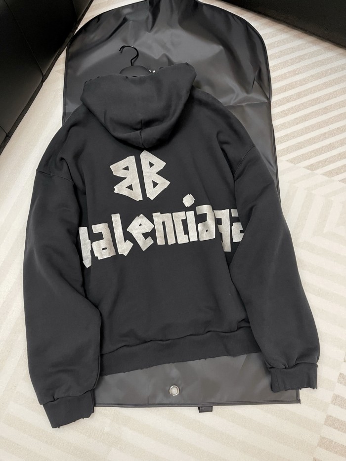 NIGO Balenciaga Logo Print Hooded Long Sleeve Sweatshirt #nigo324922