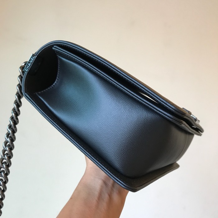 NIGO Chanel LeBoy Chanel Bag Calfskin Ruthenium Plated Metal #nigo333120