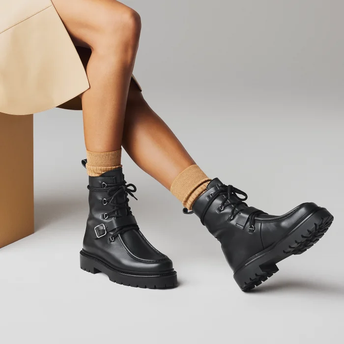 NIGO Hermès Women's Land ankle boot Black #nigo330321