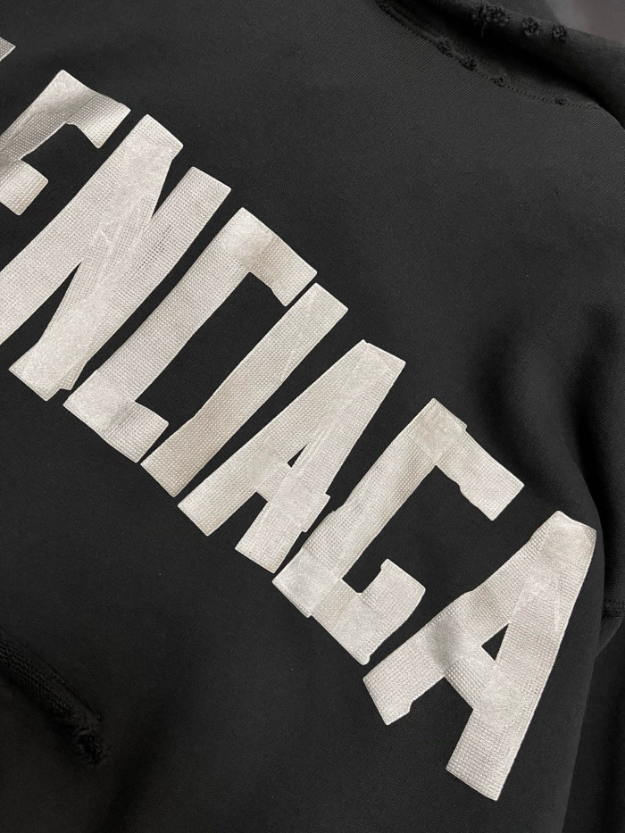 NIGO Balenciaga Logo Print Hooded Long Sleeve Sweatshirt #nigo324922