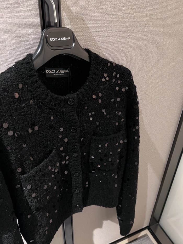 NIGO Dolce Gabbana Women's Wool blend Cardigan in Black #nigo333095