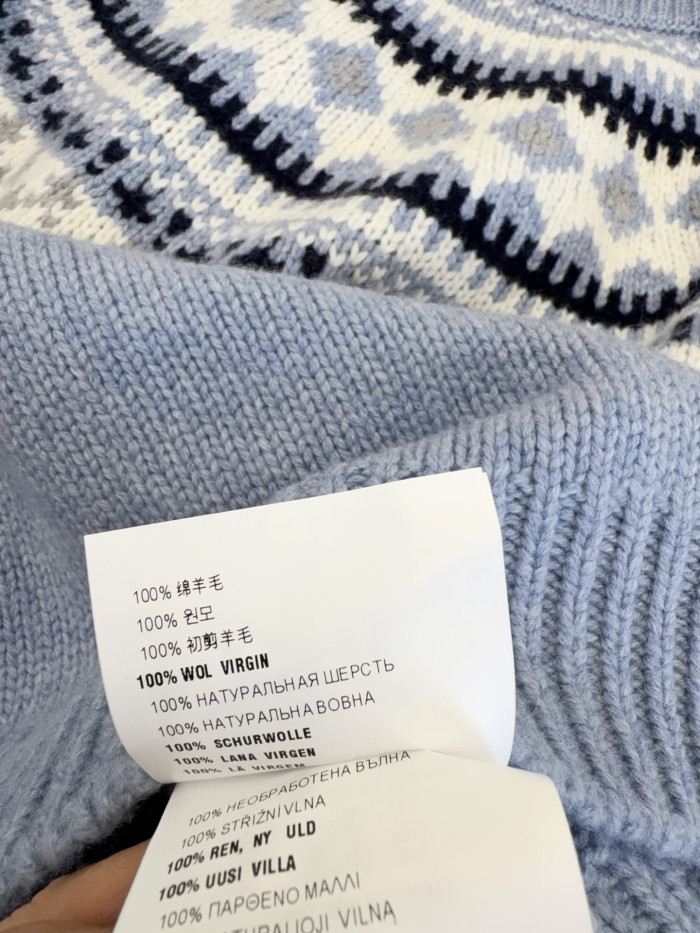 NIGO MiuMiu Wool Crochet Crew Neck Pullover Sweater #nigo332159