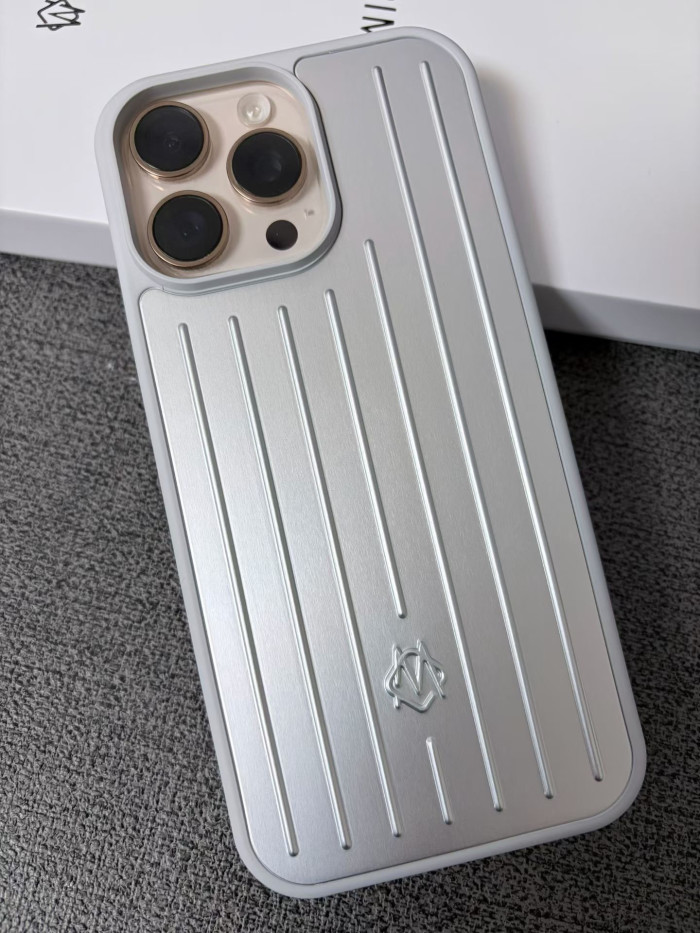 NIGO iPhone16Pro/16Pro Max Rimowa Aluminum Magnesium Alloy Mobile Phone Case #nigo333167