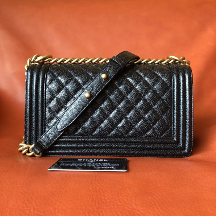NIGO Chanel LeBoy Chanel Bag Calfskin Ruthenium Plated Metal #nigo333120