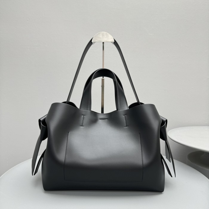 NIGO Acne Studios Tote Twisted Knot Decoration Engraved Logo Magnetic Closure Crossbody Bag #nigo332333