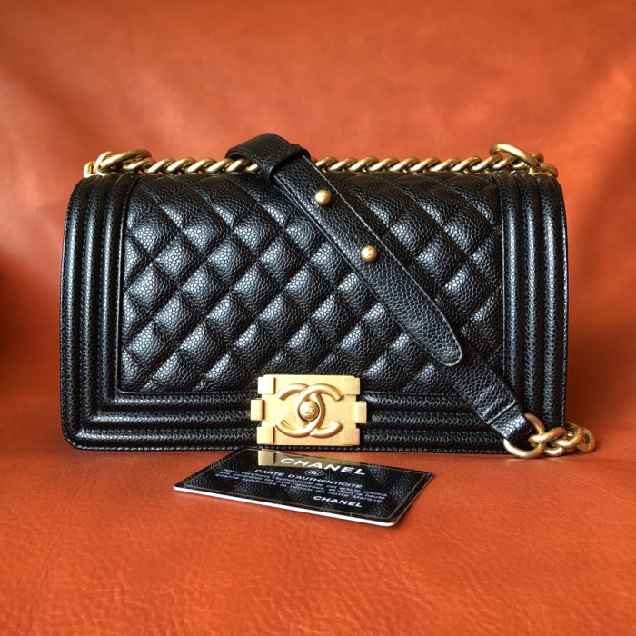 NIGO Chanel LeBoy Chanel Bag Calfskin Ruthenium Plated Metal #nigo333120