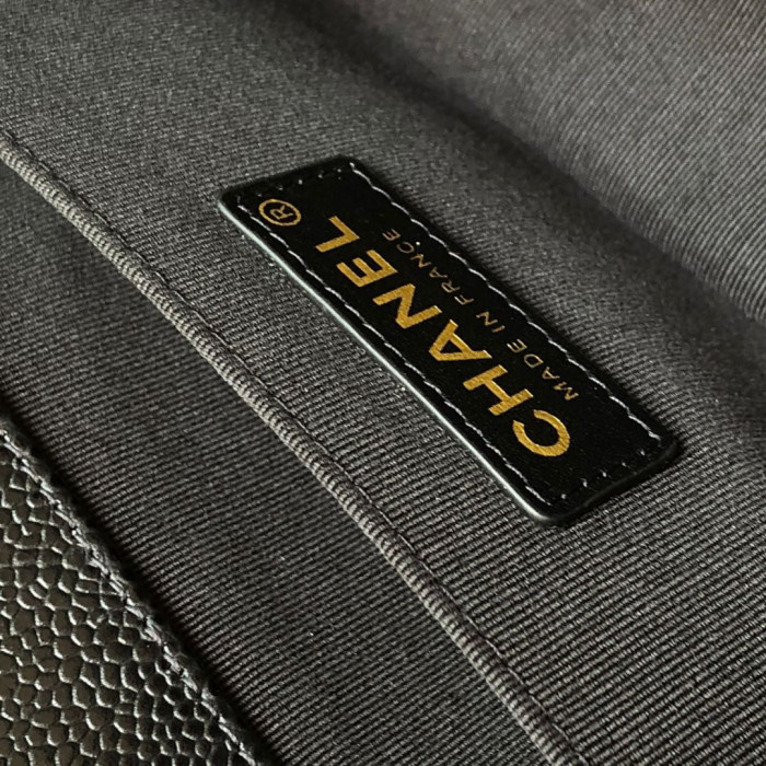 NIGO Chanel LeBoy Chanel Bag Calfskin Ruthenium Plated Metal #nigo333120