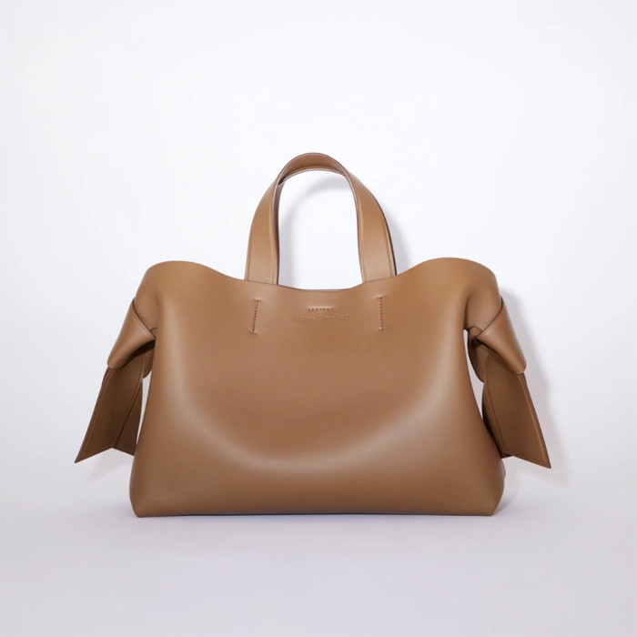 NIGO Acne Studios Tote Twisted Knot Decoration Engraved Logo Magnetic Closure Crossbody Bag #nigo332333