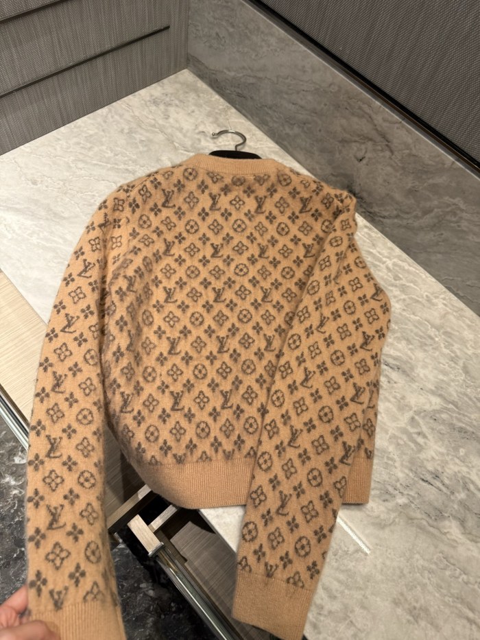NIGO Louis Vuitton Brushed Monogram Cardigan Cashmere Alpaca #nigo333137
