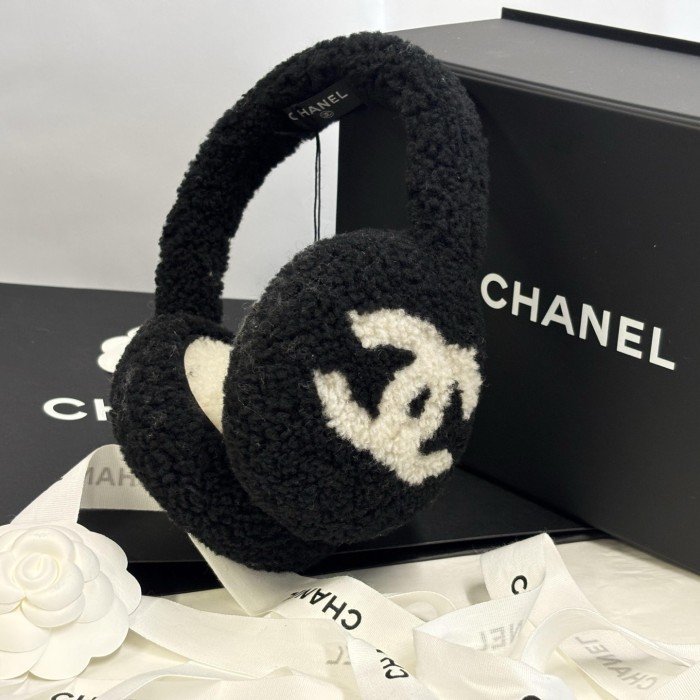 NIGO Chanel 25N COCO Neige Wool Black And White Geep Warm Earmuffs #nigo331947