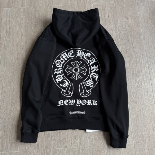 NIGO Chrome Hearts 925 Sterling Silver Hardware Classic Horseshoe City Limited Zipper Sweatshirt #nigo333192