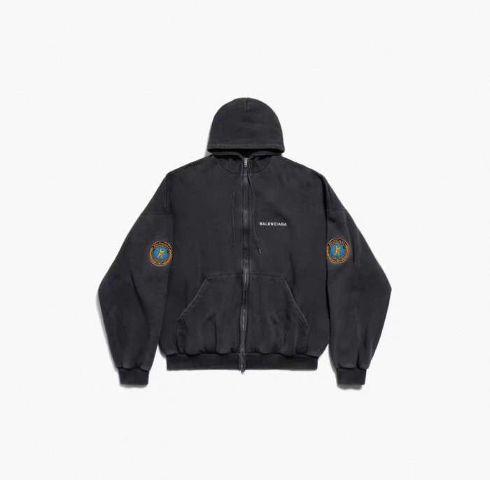 NIGO Balenciaga 25FW Hooded Zippered Short Jacket With Emblem Armband #nigo333178