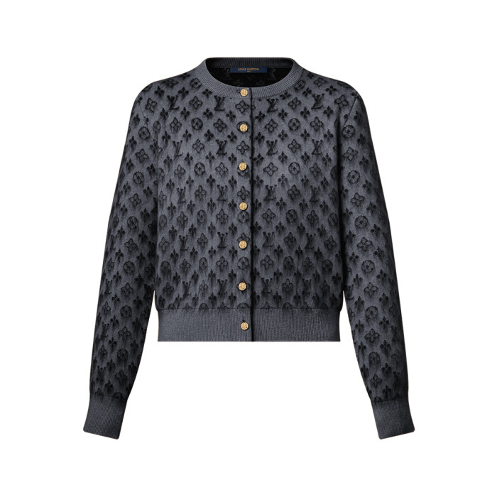 NIGO Louis Vuitton Brushed Monogram Cardigan Cashmere Alpaca #nigo333137