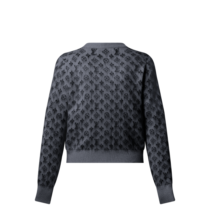NIGO Louis Vuitton Brushed Monogram Cardigan Cashmere Alpaca #nigo333137