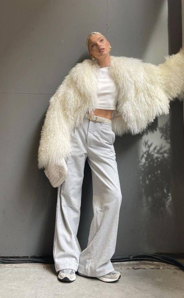 NIGO Beach Sheepskin Solid Color Fluffy Casual Long-Sleeved Fur #nigo171746