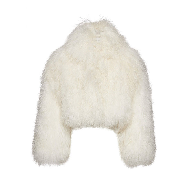 NIGO Beach Sheepskin Solid Color Fluffy Casual Long-Sleeved Fur #nigo171746