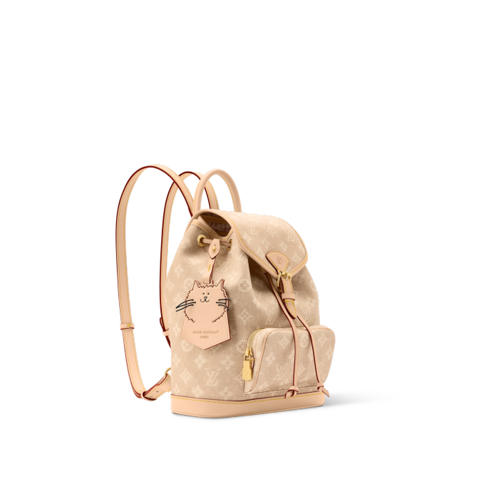 NIGO Louis Vuitton Women’s Montsouris Small Backpack Meowgram Pattern M15135 #nigo333211