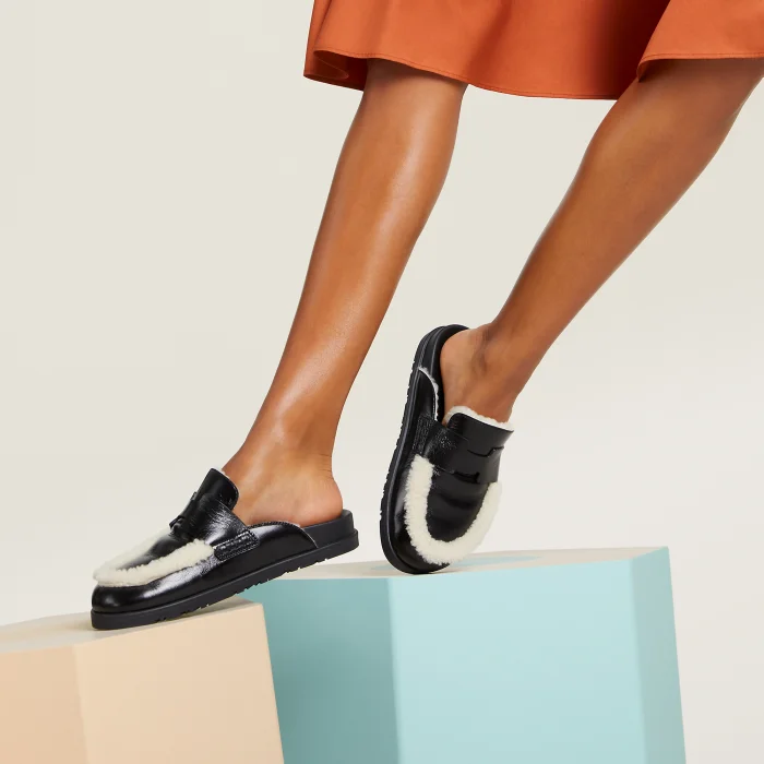 NIGO Hermès  Women's Go Mules Leather Round Toe Pumps Birkenstocks #nigo333299