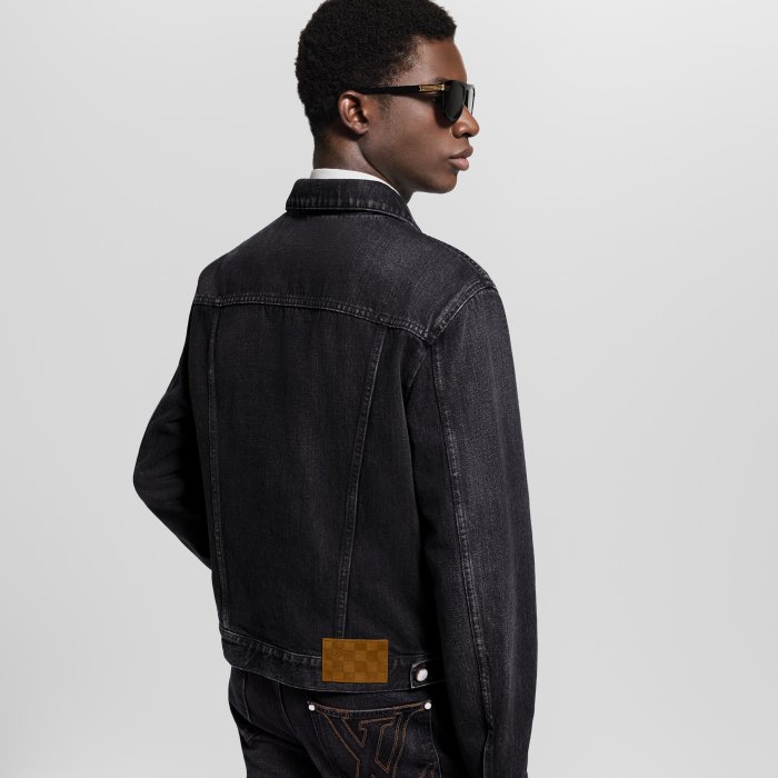 NIGO Louis Vuitton 25FW Men's LV Denim Trucker Jacket #nigo333416