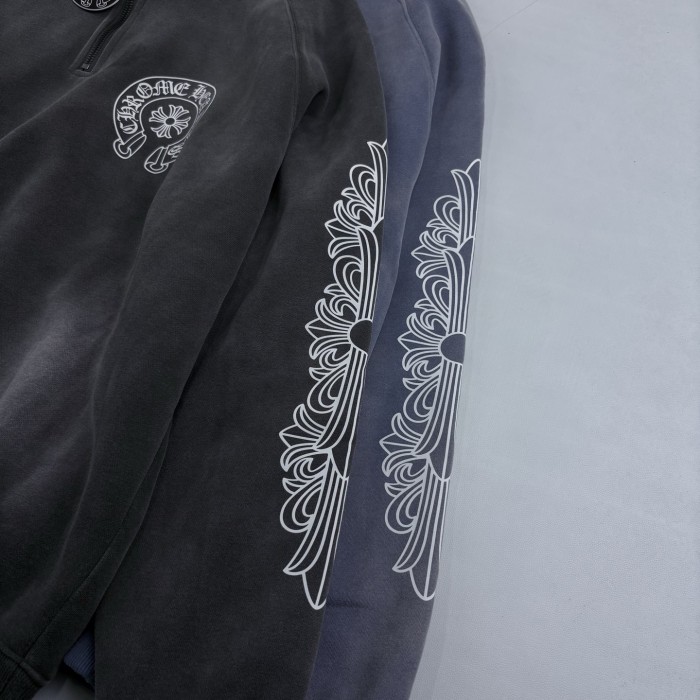 NIGO Chrome Hearts Half Zipper Sweatshirt Couple Style Pure Cotton #nigo333458