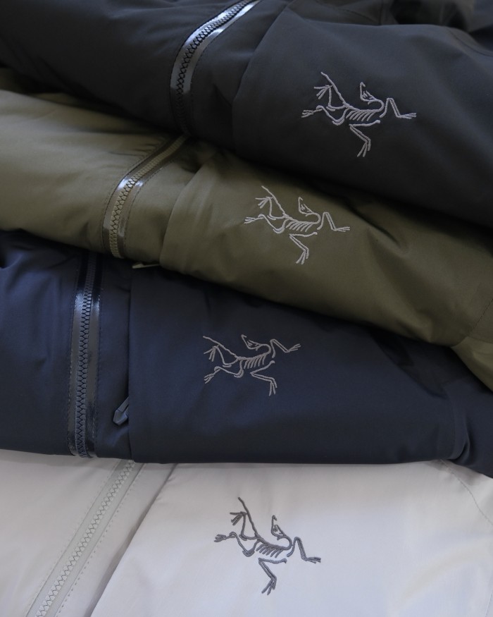 NIGO Arcteryx Men's Solano DOWN GTX 750 Solid Color Windproof and Waterproof Warm Down Jacket #nigo333457