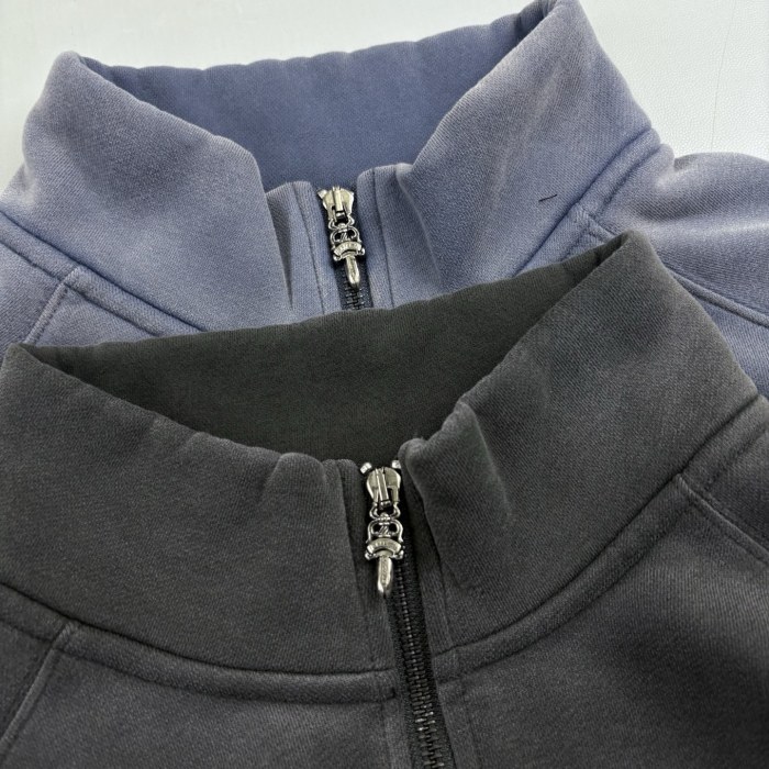 NIGO Chrome Hearts Half Zipper Sweatshirt Couple Style Pure Cotton #nigo333458