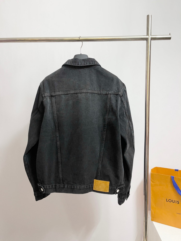 NIGO Louis Vuitton 25FW Men's LV Denim Trucker Jacket #nigo333416