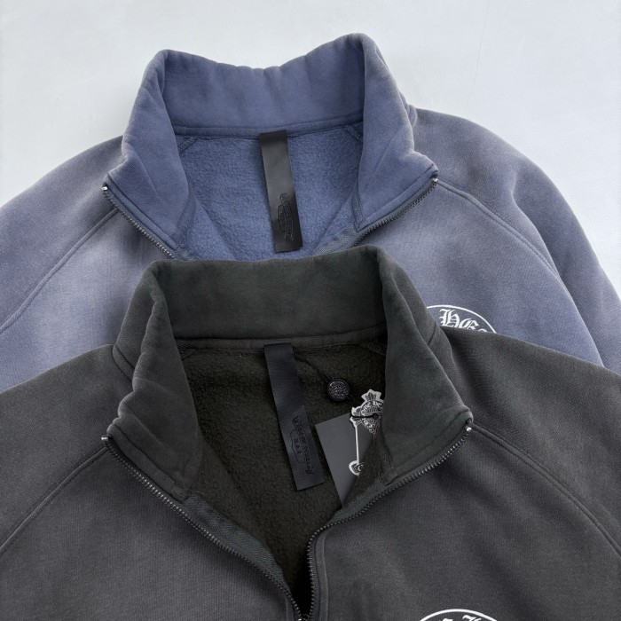 NIGO Chrome Hearts Half Zipper Sweatshirt Couple Style Pure Cotton #nigo333458