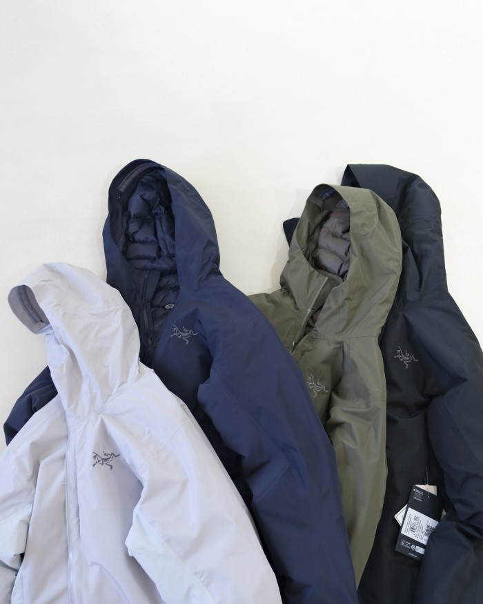 NIGO Arcteryx Men's Solano DOWN GTX 750 Solid Color Windproof and Waterproof Warm Down Jacket #nigo333457