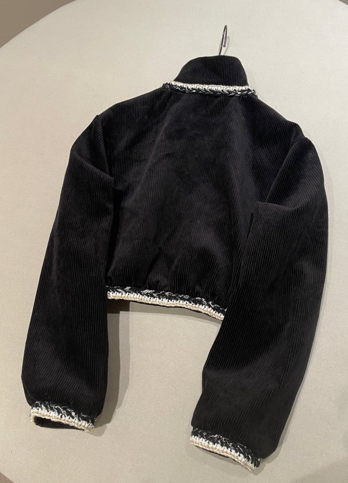 NIGO Chanel Women's 25K Single Breasted Long Sleeve Crew Neck Jacket #nigo333467