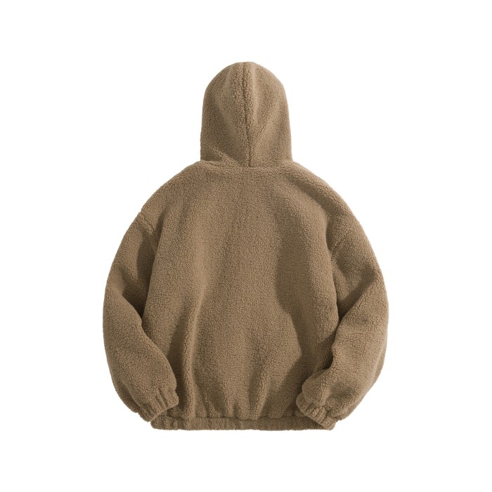 NIGO Celine Hooded Jacket in Wool and Cotton Fleece #nigo333474
