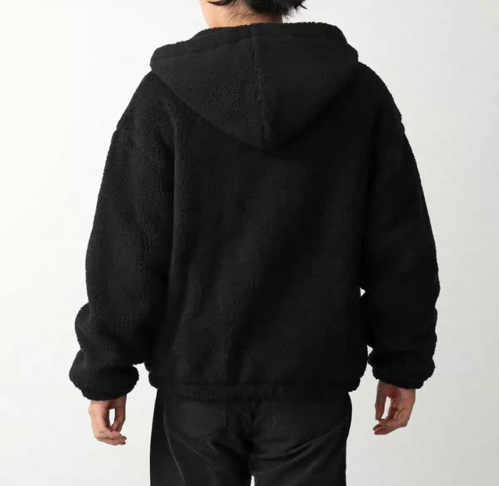 NIGO Celine Hooded Jacket in Wool and Cotton Fleece #nigo333474