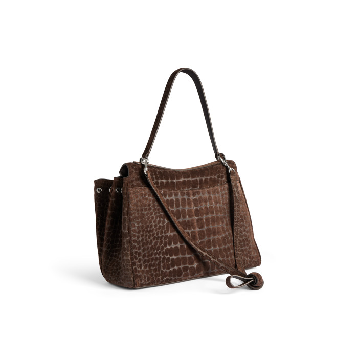 NIGO Balenciaga Women's Rodeo Handbag Medium Dark Brown #nigo333497