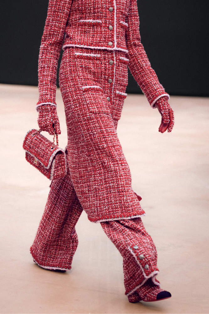 NIGO Chanel Women's Jacket Tweed red Long Skirt Tweed #nigo333453