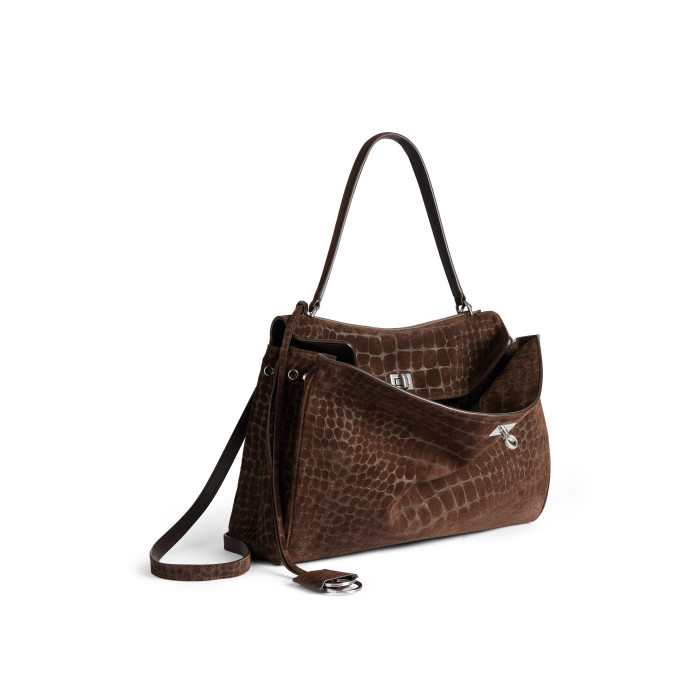 NIGO Balenciaga Women's Rodeo Handbag Medium Dark Brown #nigo333497