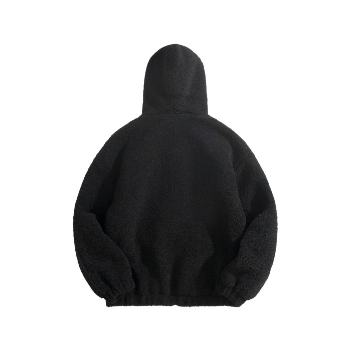 NIGO Celine Hooded Jacket in Wool and Cotton Fleece #nigo333474