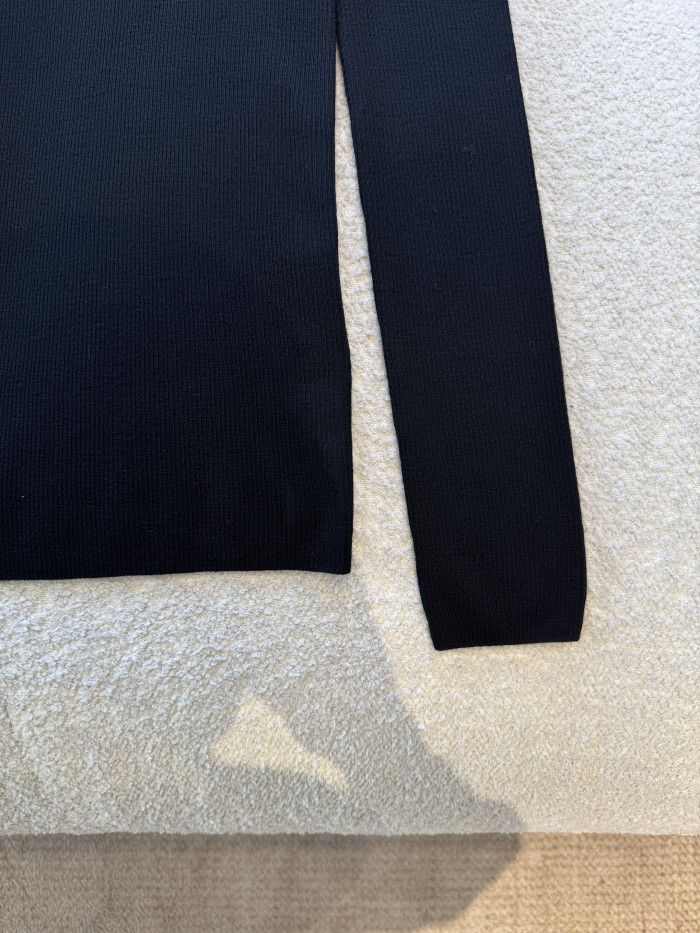 NIGO Prada Men's and Women's Solid Color Turtleneck Slim-cut Wool Sweater #nigo333520