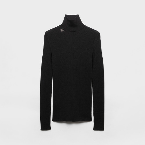 NIGO Prada Men's and Women's Solid Color Turtleneck Slim-cut Wool Sweater #nigo333520