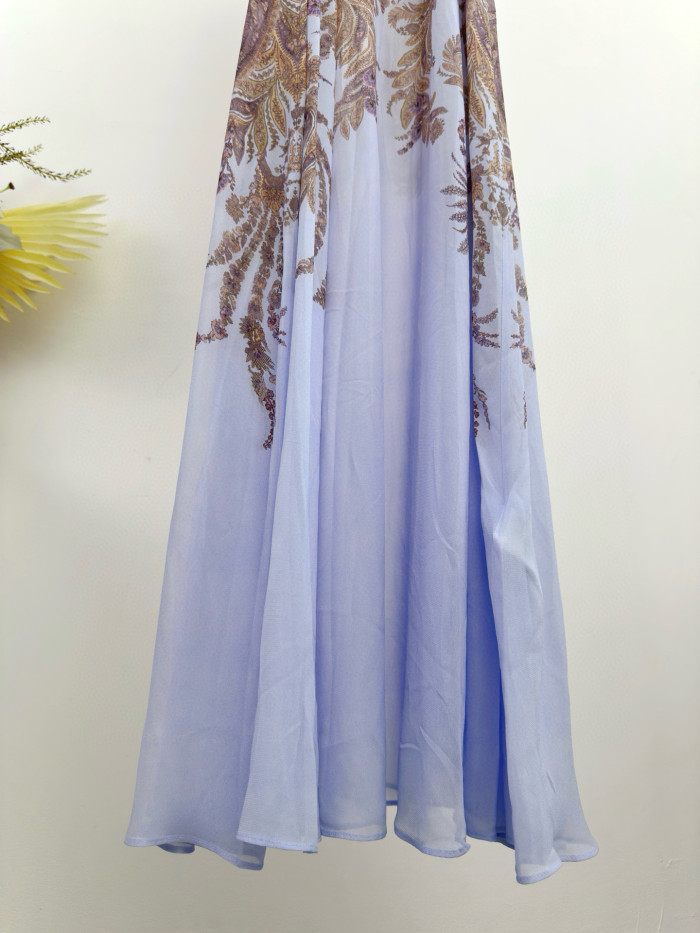 NIGO Zimmermann Hypnotic Sheath Dress Lilac Paisley #nigo327394