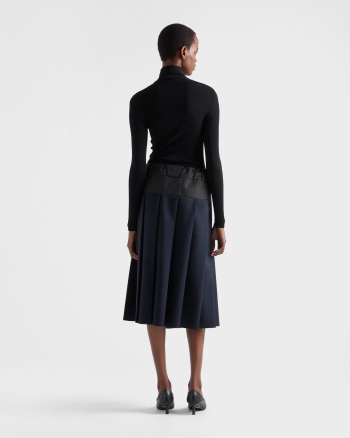 NIGO Prada Men's and Women's Solid Color Turtleneck Slim-cut Wool Sweater #nigo333520