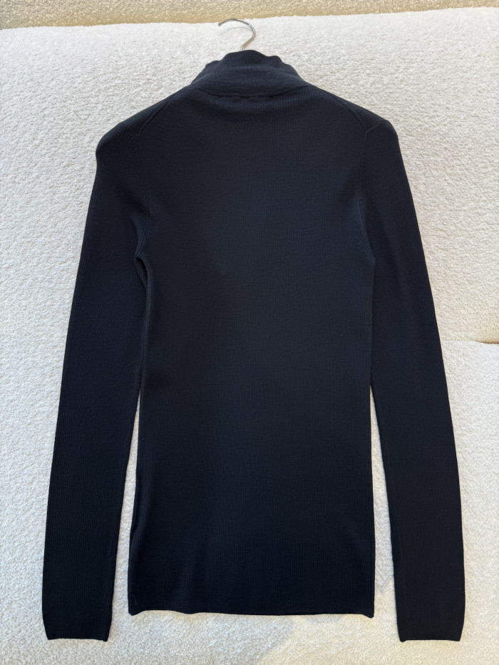 NIGO Prada Men's and Women's Solid Color Turtleneck Slim-cut Wool Sweater #nigo333520