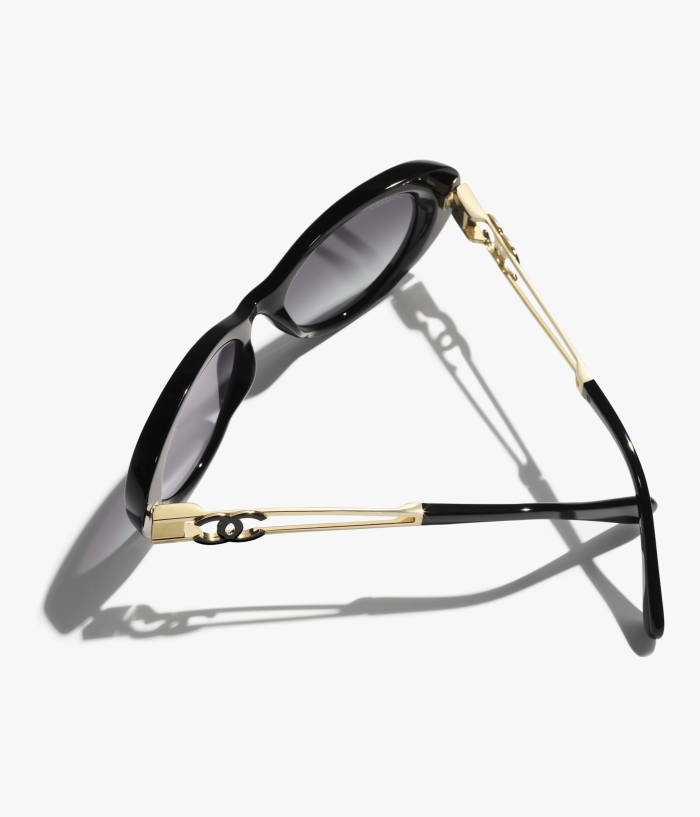 NIGO CHANEL Sunglasses Oval Sunglasses acetate metal #nigo333540