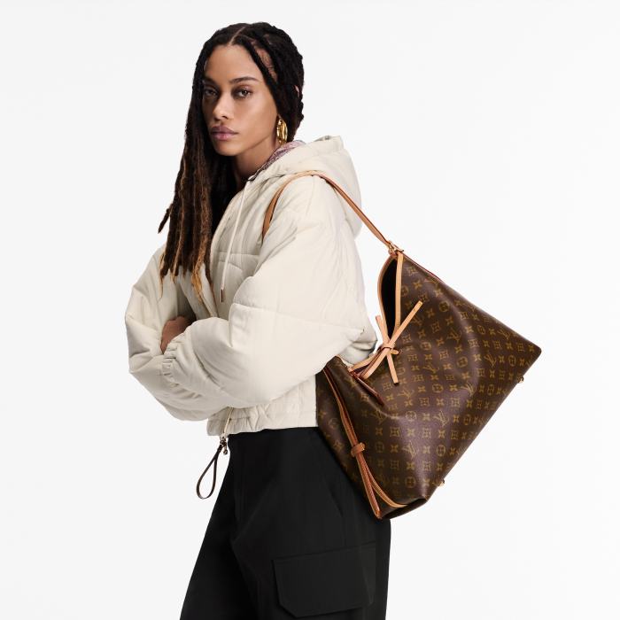 NIGO Louis Vuitton Women's CarryAll MM Monogram Handbags M46197 #nigo333545